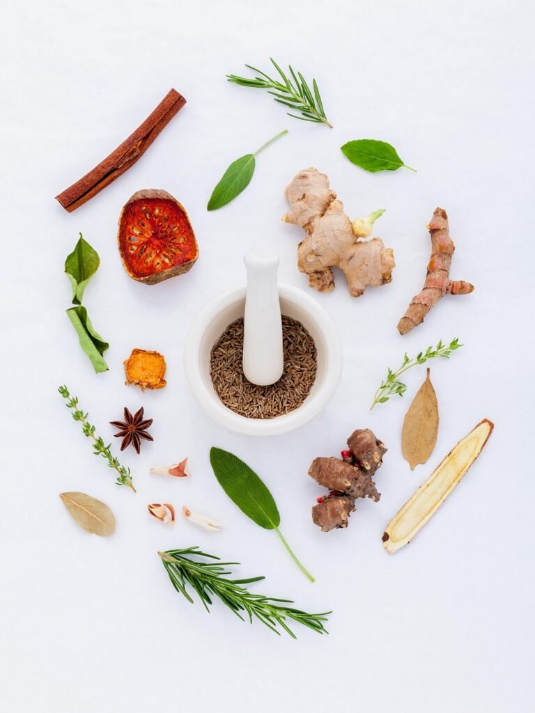 herbs, natural, pharmaceutical, green, ingredients, white, medical, healing, chinese, herbal, diet, aroma, organic, concept, leaves, medicine, nature, recipe, spices, healthy, collection, biology, care, scientist, science, plant, seasoning, fresh, nutrition, cooking, food, pharmacy, mortar, dry, healthcare